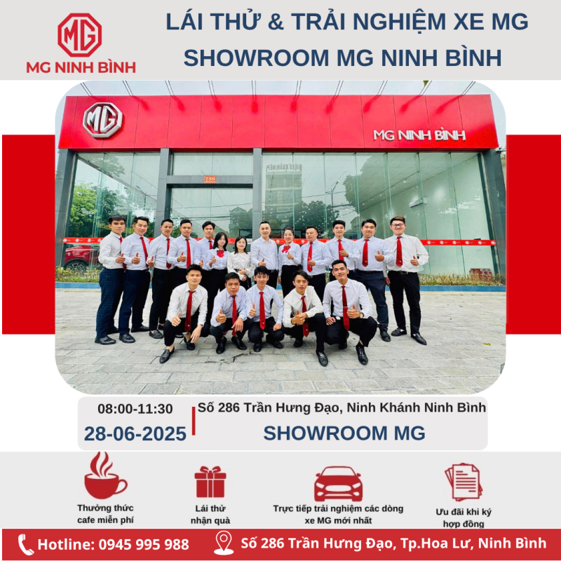 trải nghiệm xe MG 2025