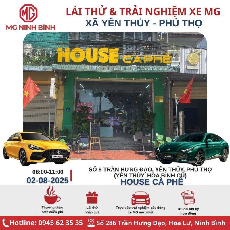 Sự kiện lái thử MG5, ZS, G50 tại Hòa Bình